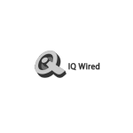 IQ Wired Logo Grey